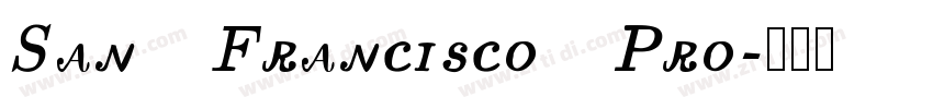 San Francisco Pro字体转换